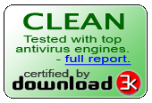 Independently scanned CLEAN at Download3K.com