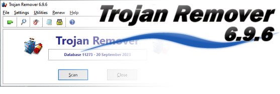 Trojan Remover Main screen